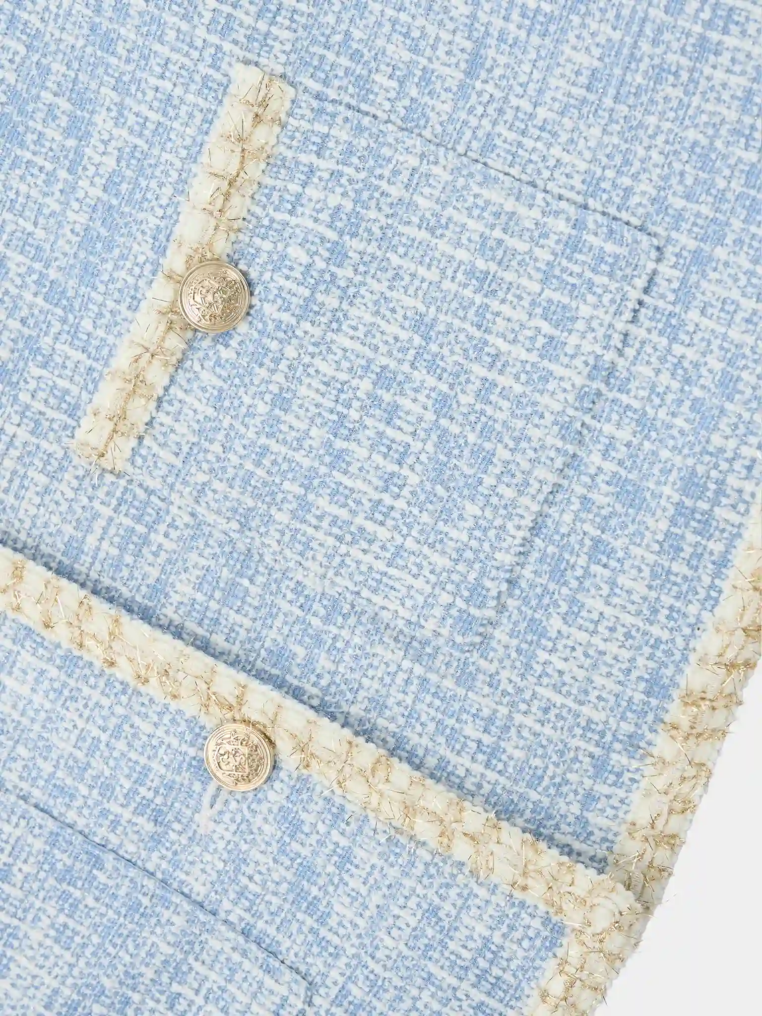 Áo Khoác Blazer Dạ Tweed 5S Fashion Nữ Tính, Thanh Lịch W0AKH25004