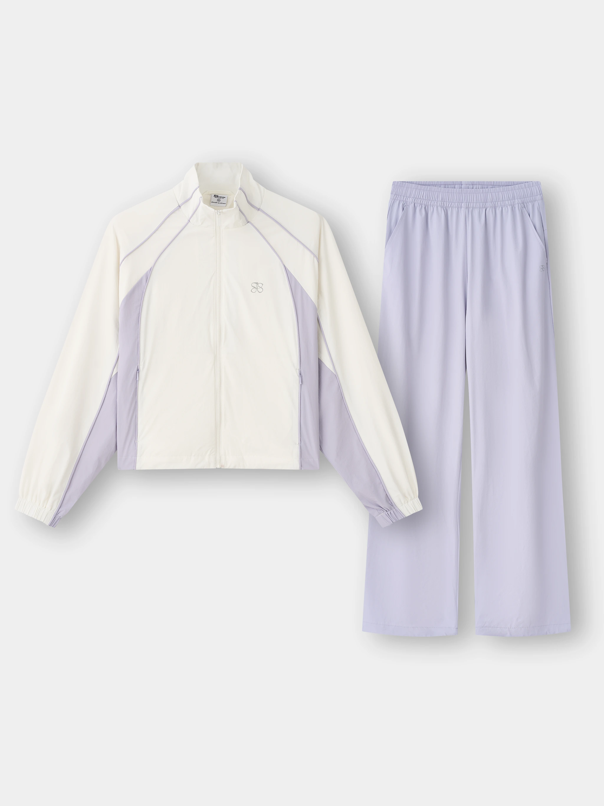 Set Bộ Gió Nữ 5S Fashion Can Phối Tay Raglan Phom Regular WBKG25006