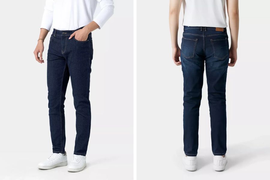 Cách chọn size quần jeans nam theo cân nặng và vòng eo