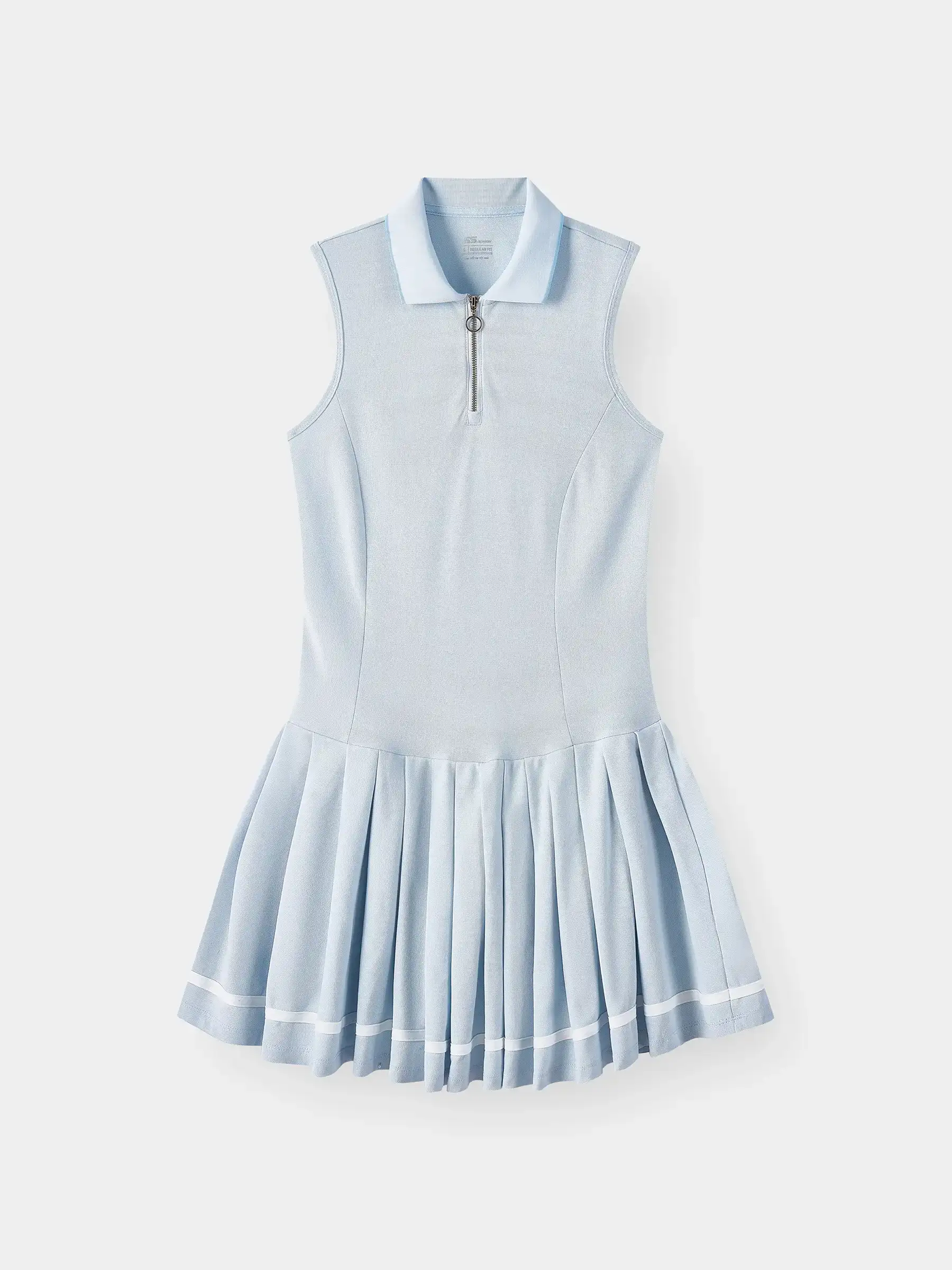 Váy Nữ Sát Nách Cổ Khóa 5S Fashion Xếp Ly Thời Thượng W0VAY26102