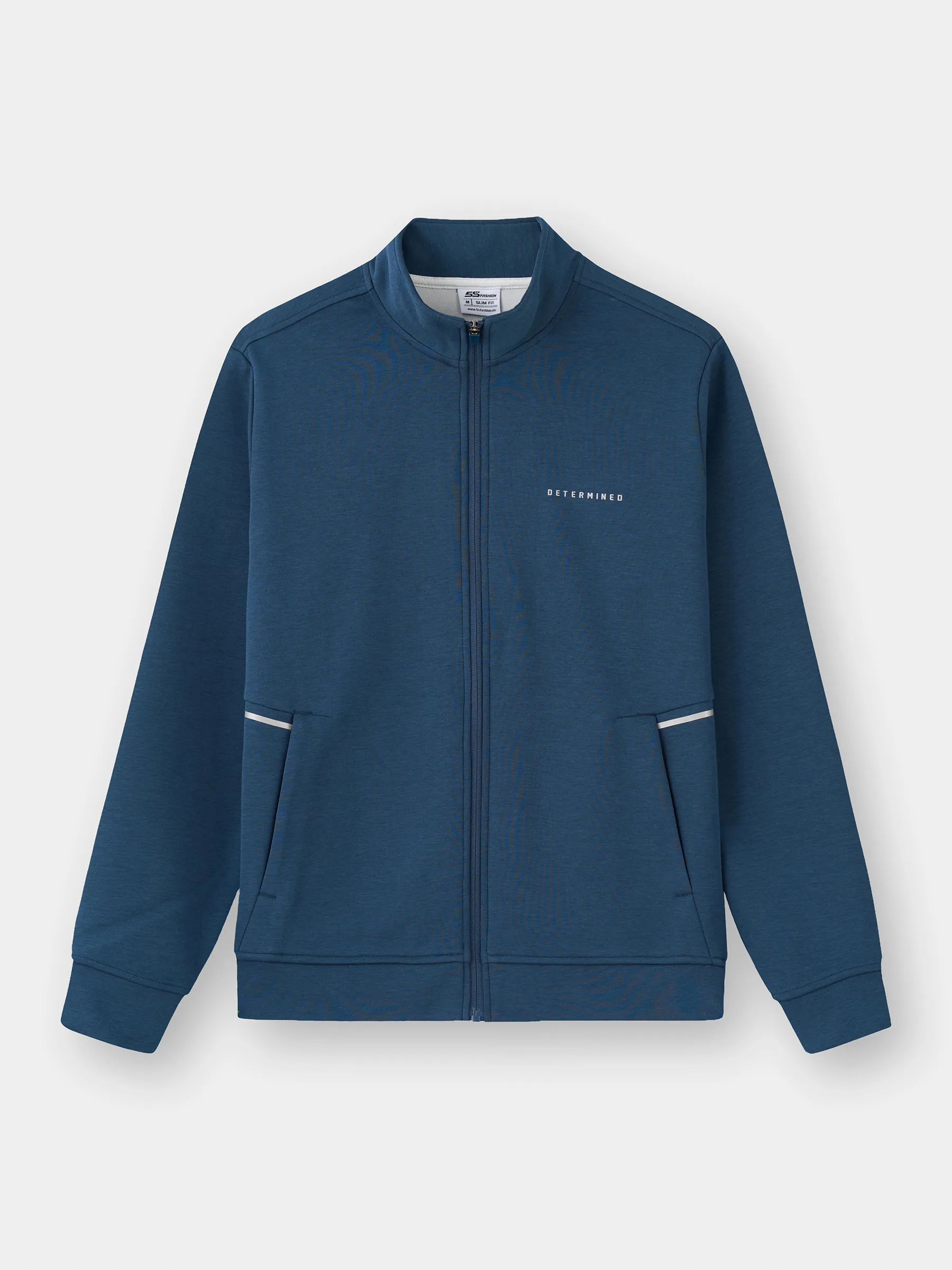 Áo Nỉ Nam Kéo Khóa 5S Fashion In Đơn Giản Phom Slimfit MBAKN25021