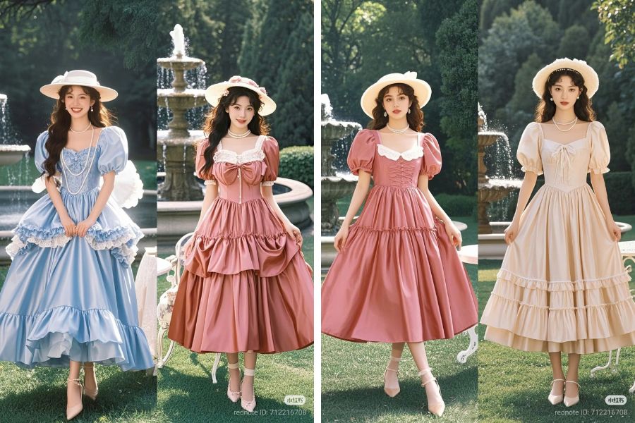 Mẫu đầm công chúa phong cách cổ tích