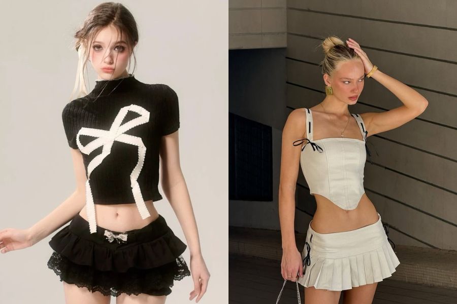 Áo ngắn crop-top tiếp tục được ưa chuộng