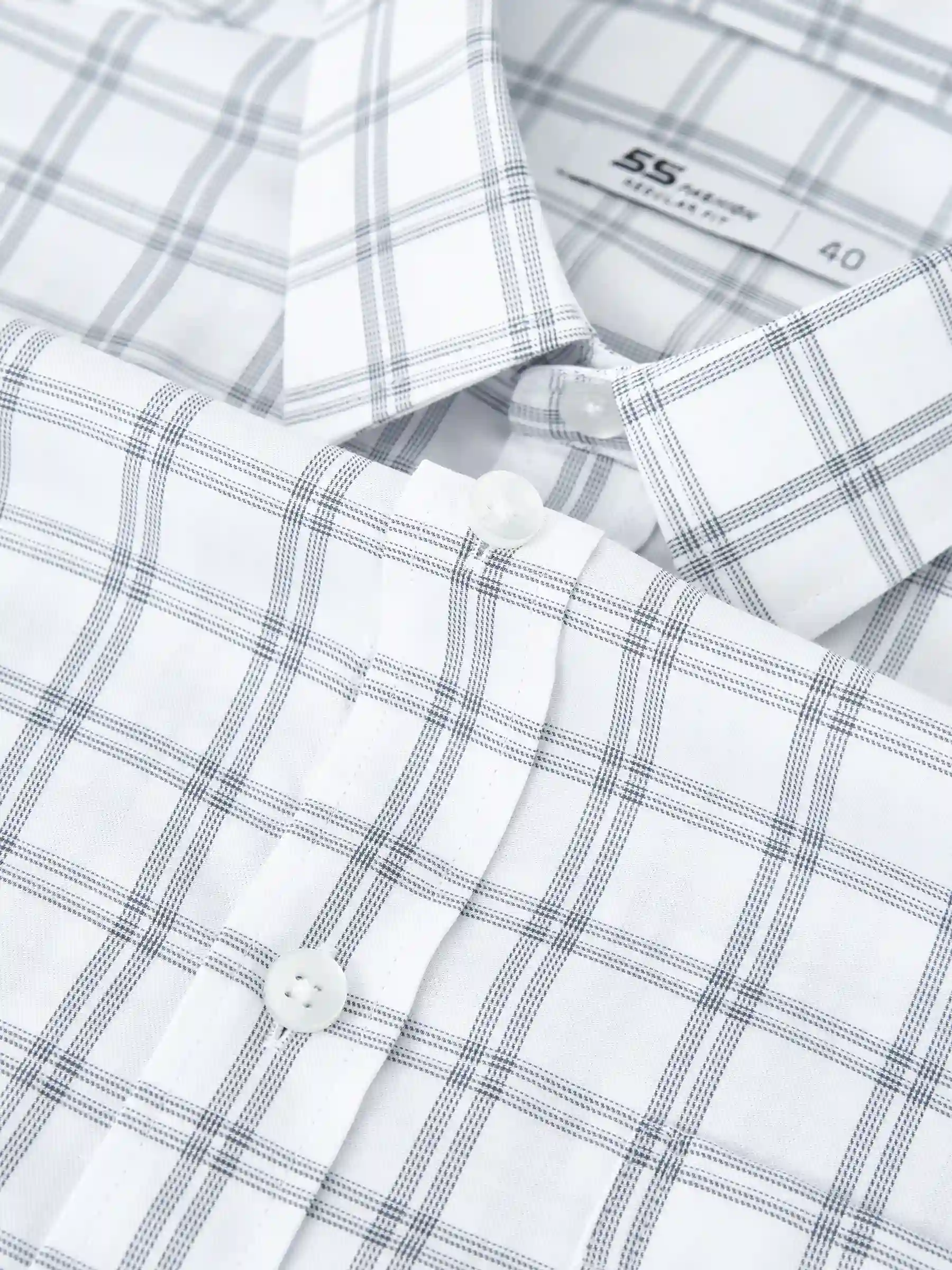 Áo Sơ Mi Nam Ngắn Tay 5S Fashion Kẻ Ô Phom Regular M0ASC26062