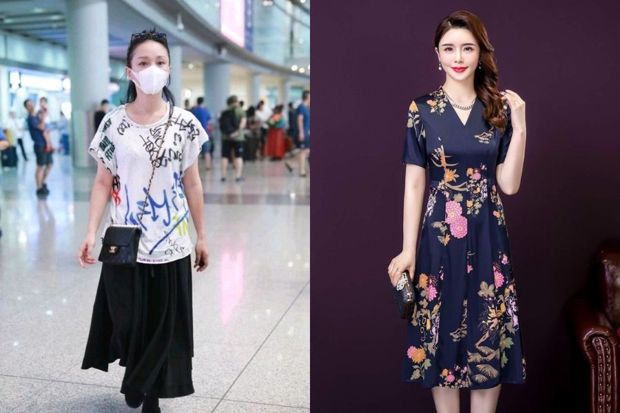 Tránh những họa tiết hoa to bản hoặc màu sắc quá lòe loẹt