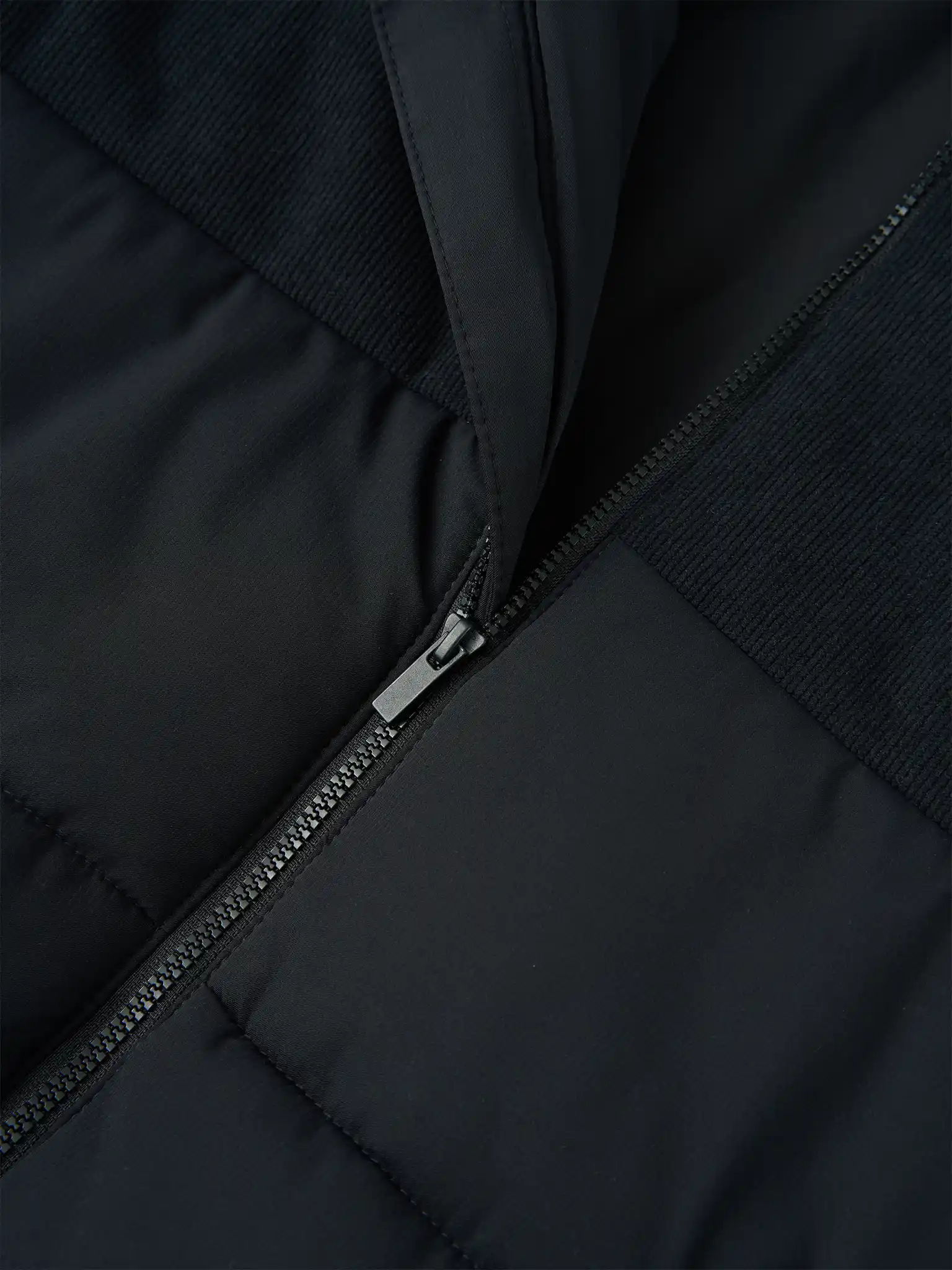 Áo Phao Nam Can Phối Nhung Cổ Trụ 5S Fashion Phom Slimfit M0PHF25001