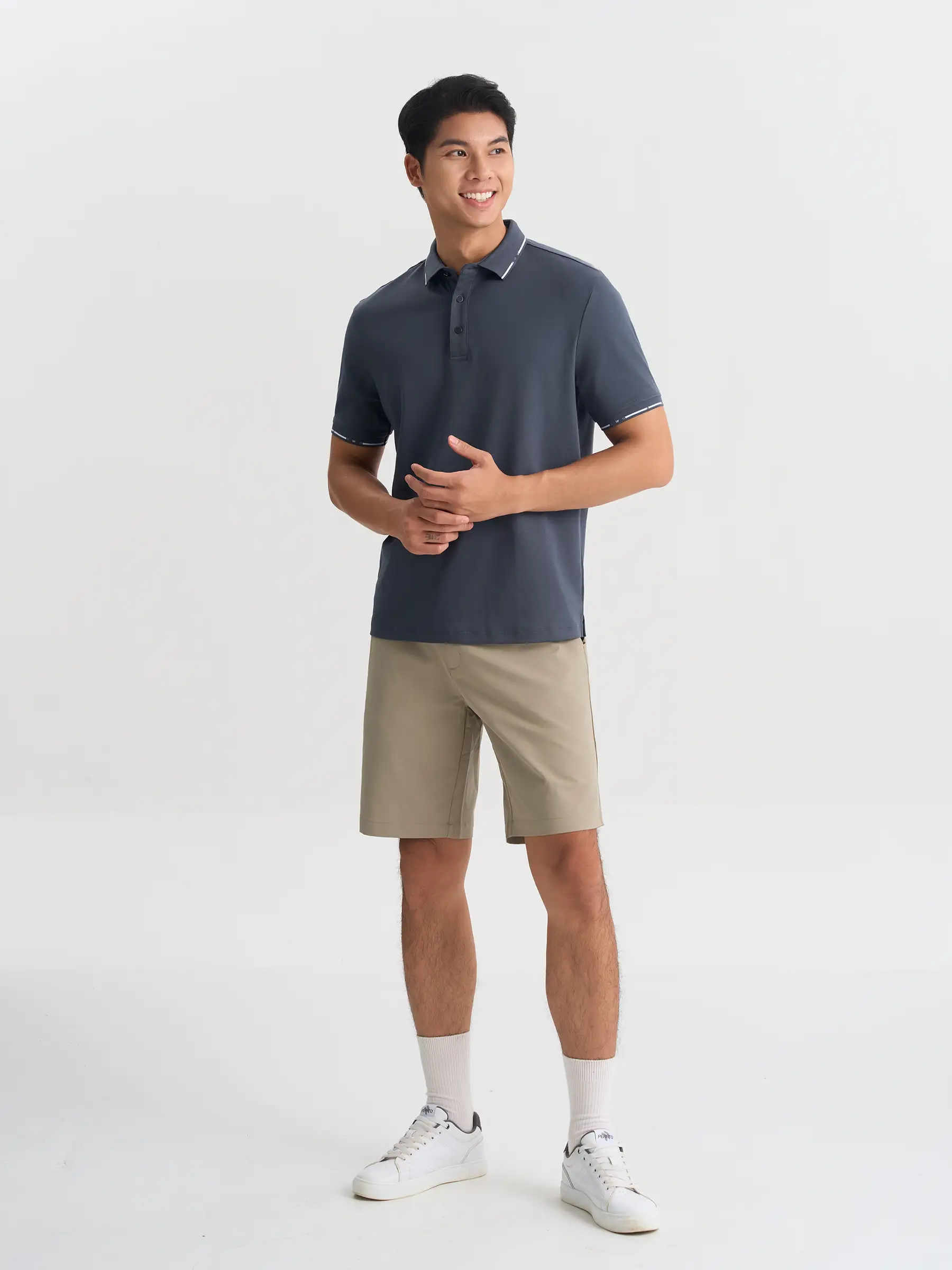 Áo Polo Nam 5S FASHION 100% Cotton Phom Regular APC25024