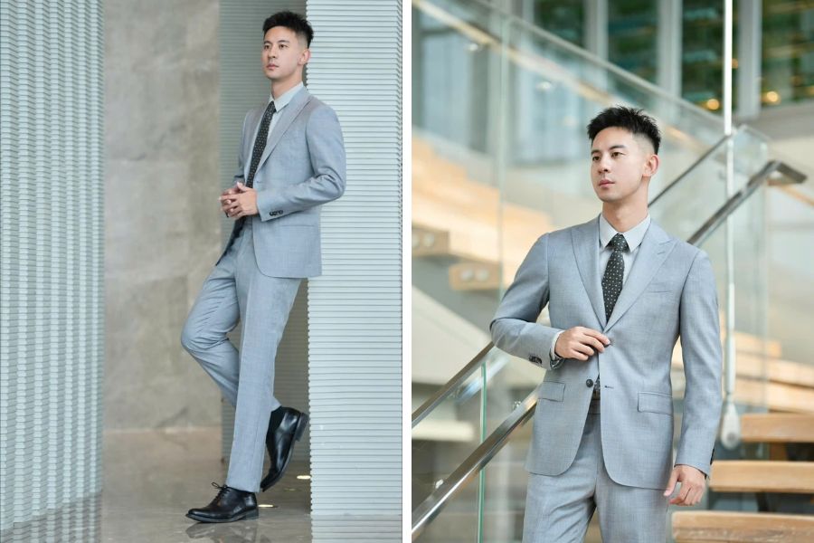 Sang trọng và chuyên nghiệp với bộ vest sáng màu