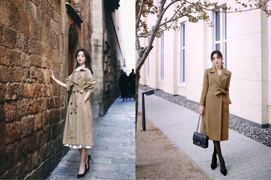 Quần ống rộng cùng áo len mongtoghi