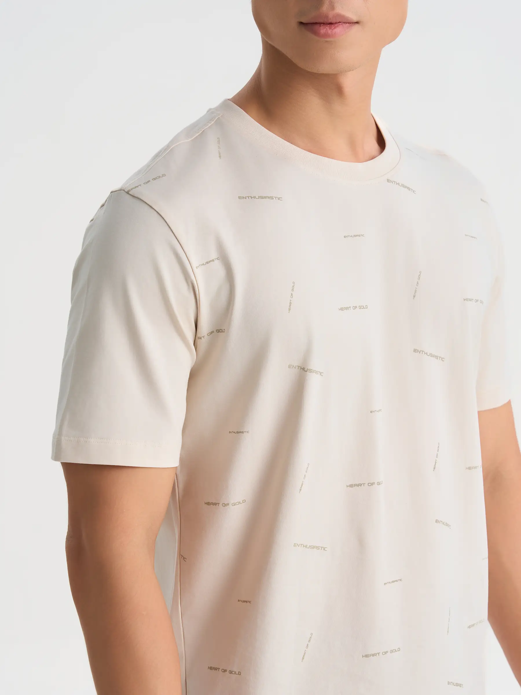 Áo Thun Nam Cotton Họa Tiết 5S Fashion Phom Casual ATS25065
