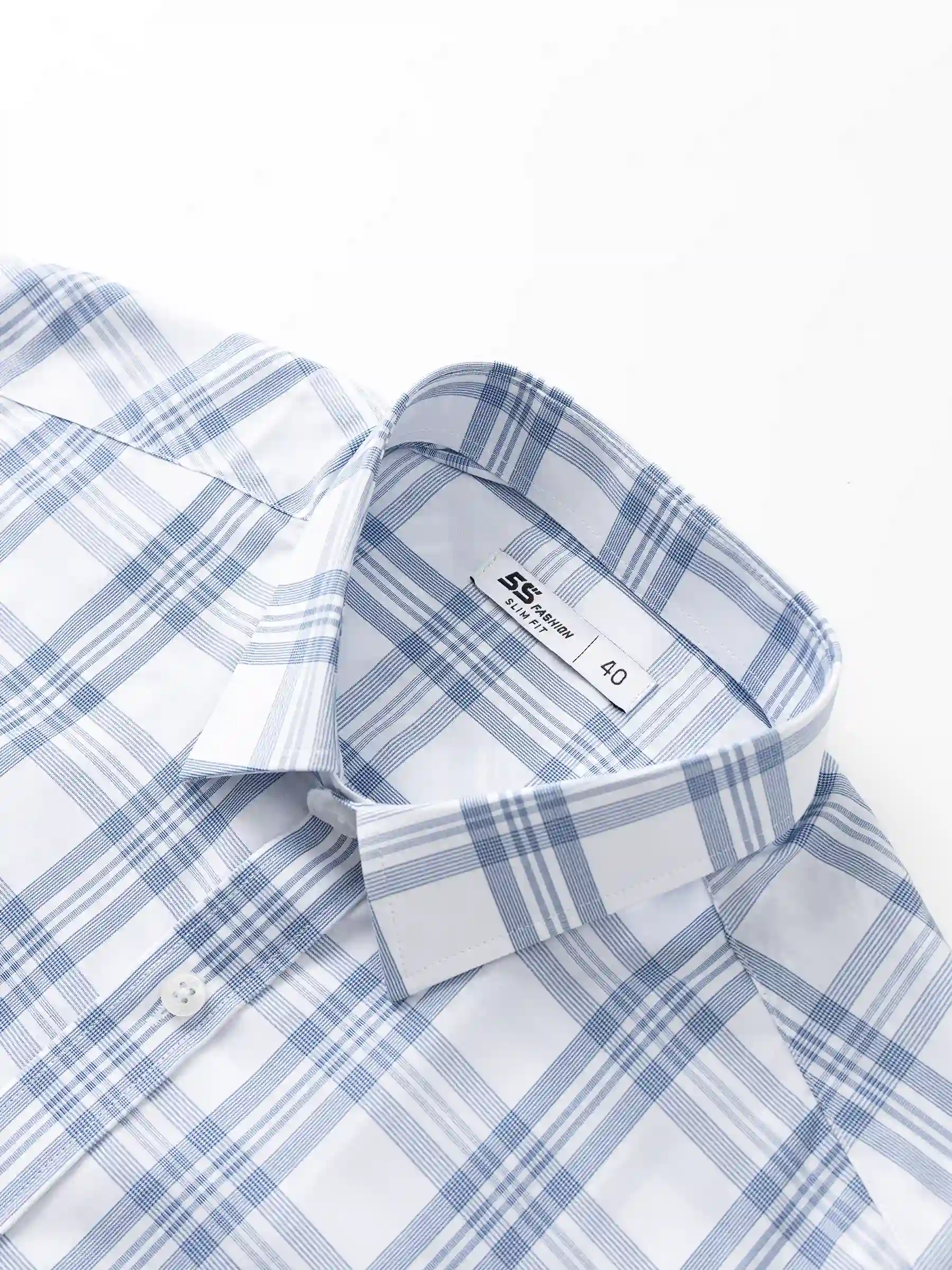 Áo Sơ Mi Nam 5S Fashion Kẻ Caro Sang Trọng Slimfit ASC25019