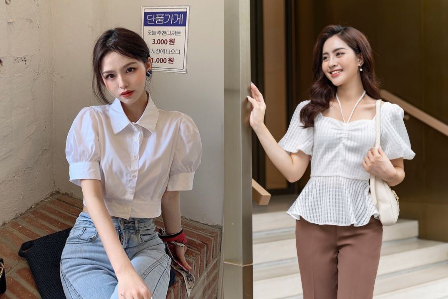 phối đồ dáng quả lê nên tập trung vào phần thân trên