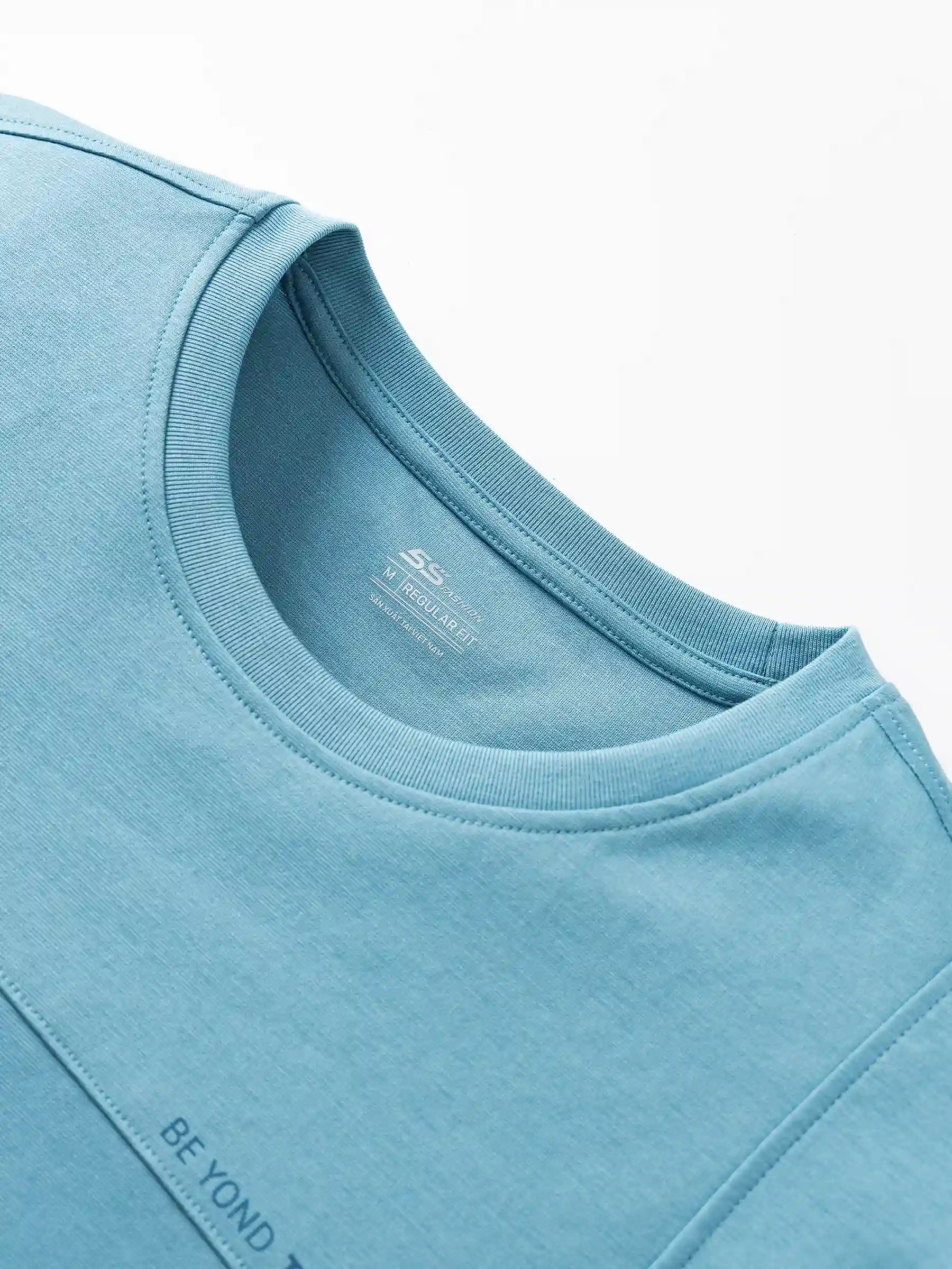Áo Thun Nam Cotton 5S Fashion Can Cắt Phong Cách ATS25051