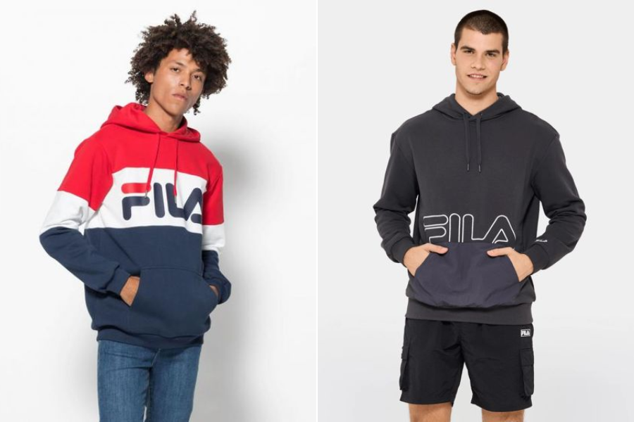 Fila là một trong các thương hiệu áo hoodie thể thao lâu đời nhất thế giới