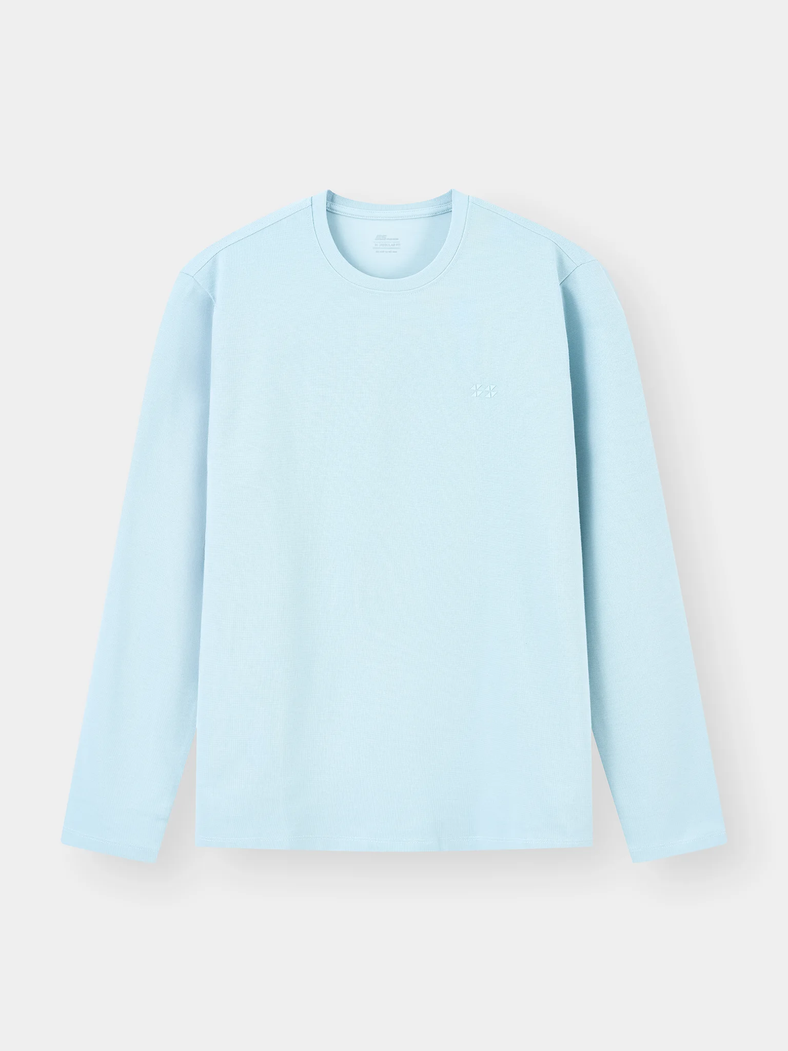 Áo Thun Nam Dài Tay 5S Fashion Trơn Basic Phom Regular M0ATH25009