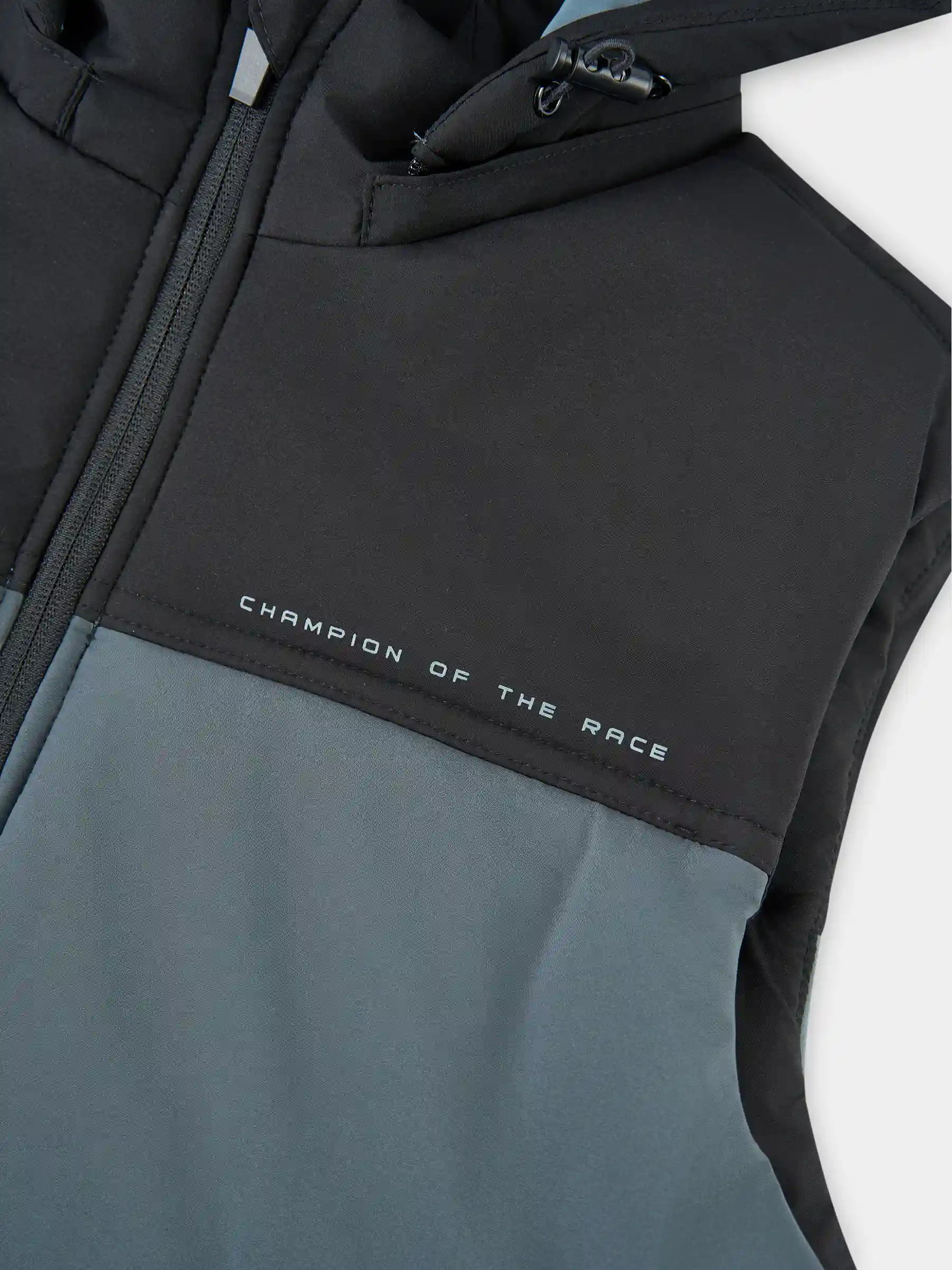 Áo Phao Gile Nam 5S Fashion Can Phối Mũ Tháo Được M0APH25008