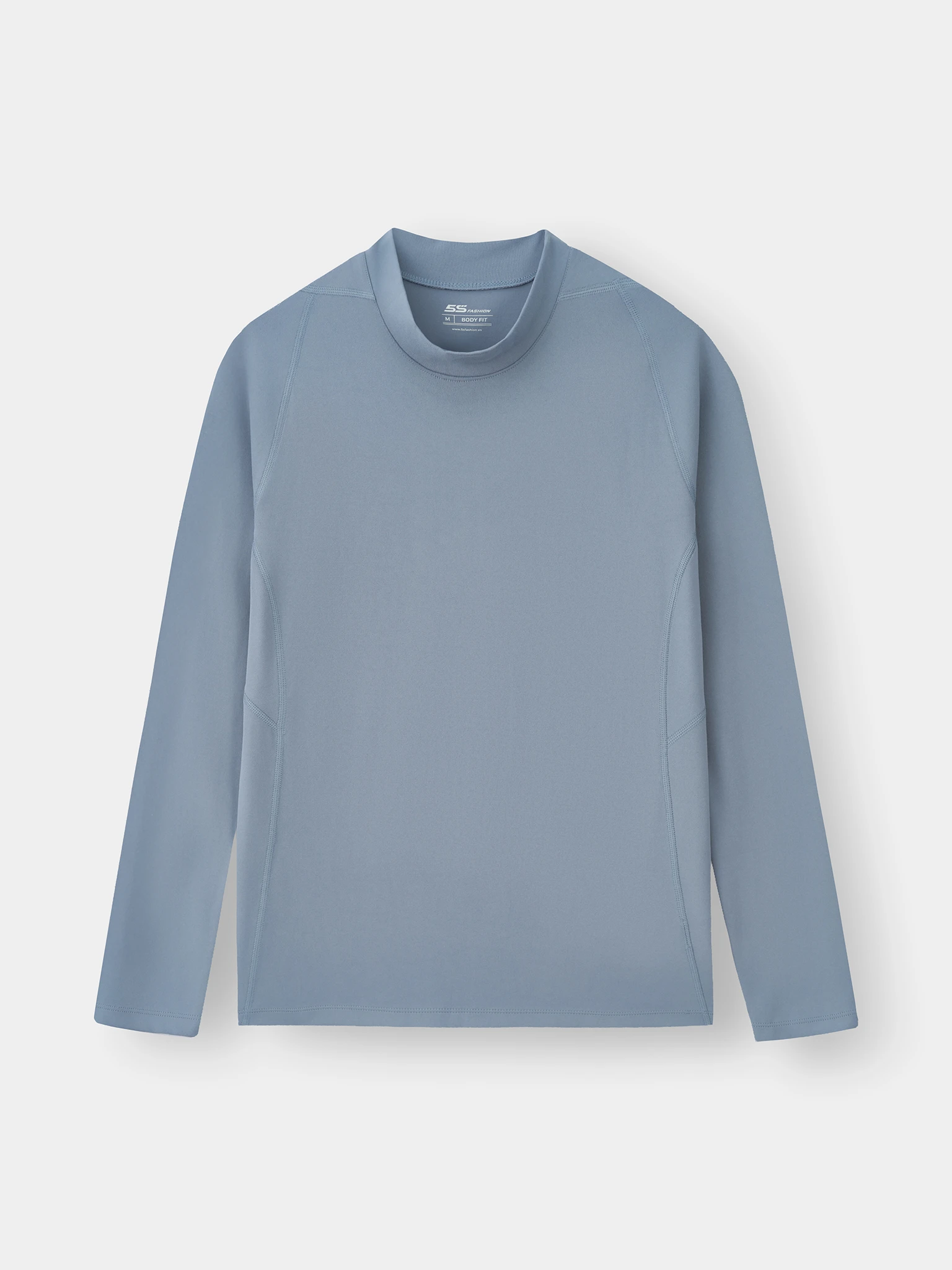 Áo Giữ Nhiệt Nam 5S Fashion Cổ 3 Phân Cao Cấp M0AGN25006