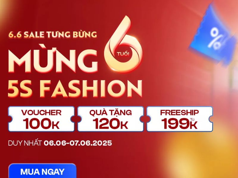Sale 6/6 cùng 5S Fashion