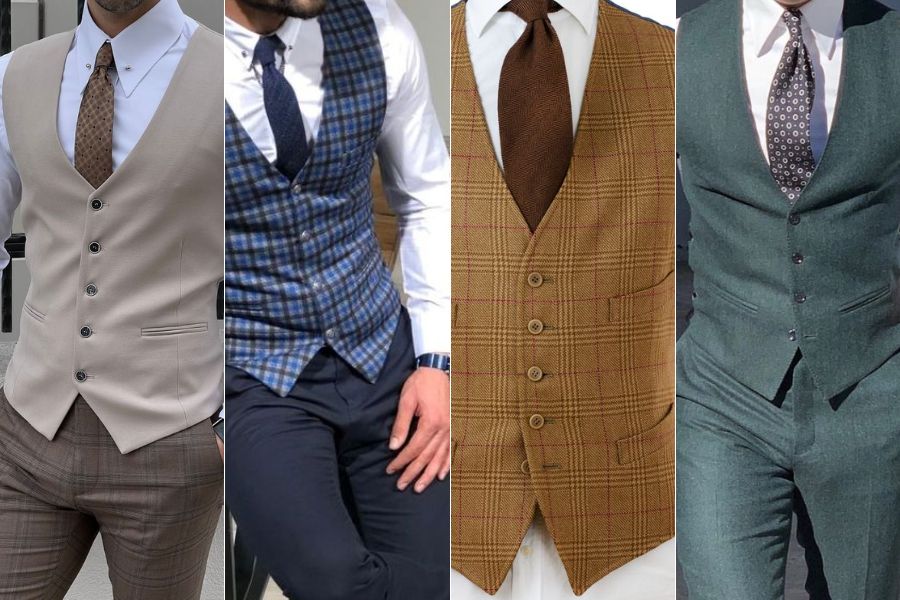 Ảnh 6: Bảng màu sắc đa dạng của các loại áo vest nam casual 