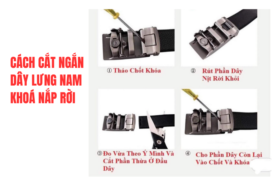 Photo 3: How To Cut A Men'S Belt With A Removable Buckle In Just 4 Steps