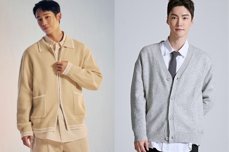 Hoá thân thành soái ca Hàn Quốc với áo khoác cardigan