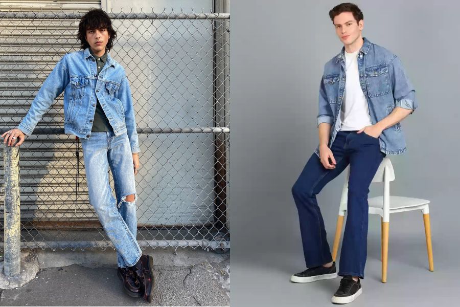 Lựa chọn quần bootcut jeans có chiều dài phù hợp