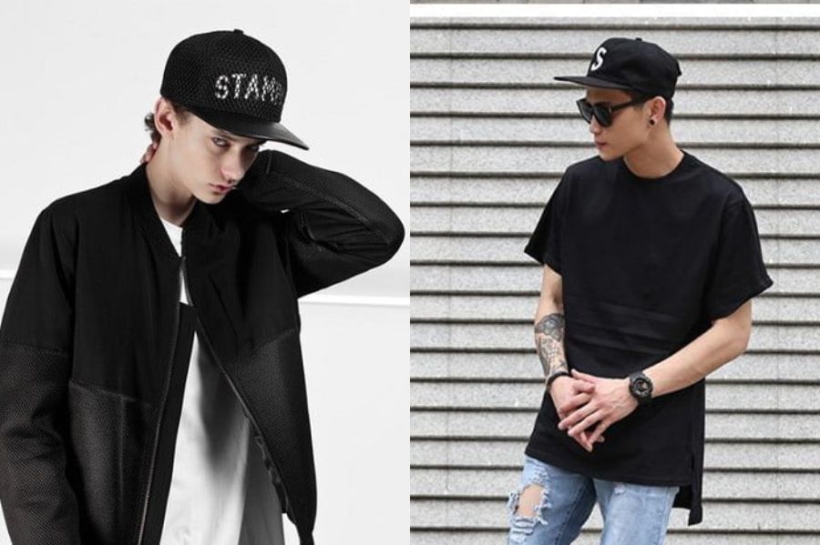 Bản phối phong cách tone sur tone cùng nón snapback