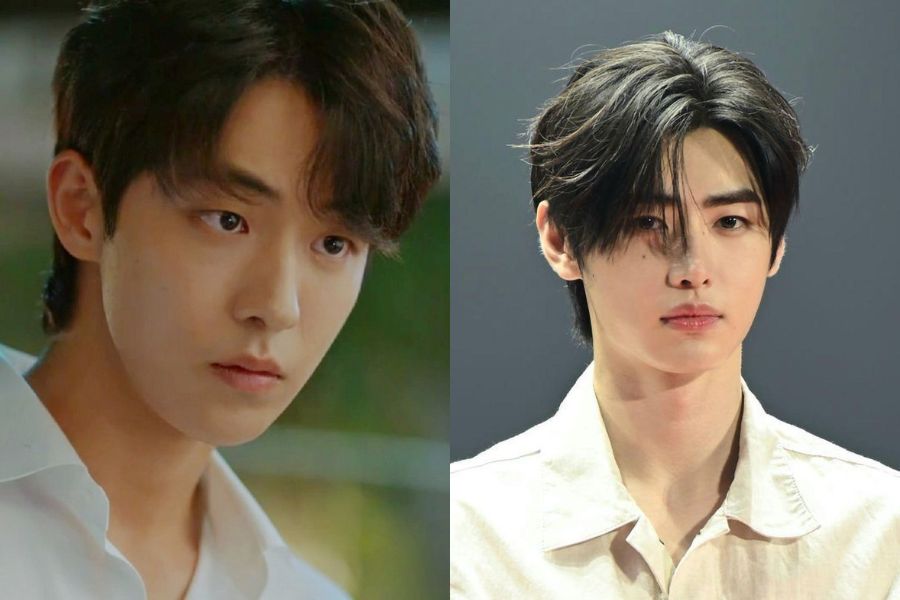 tóc mullet nam Side Part