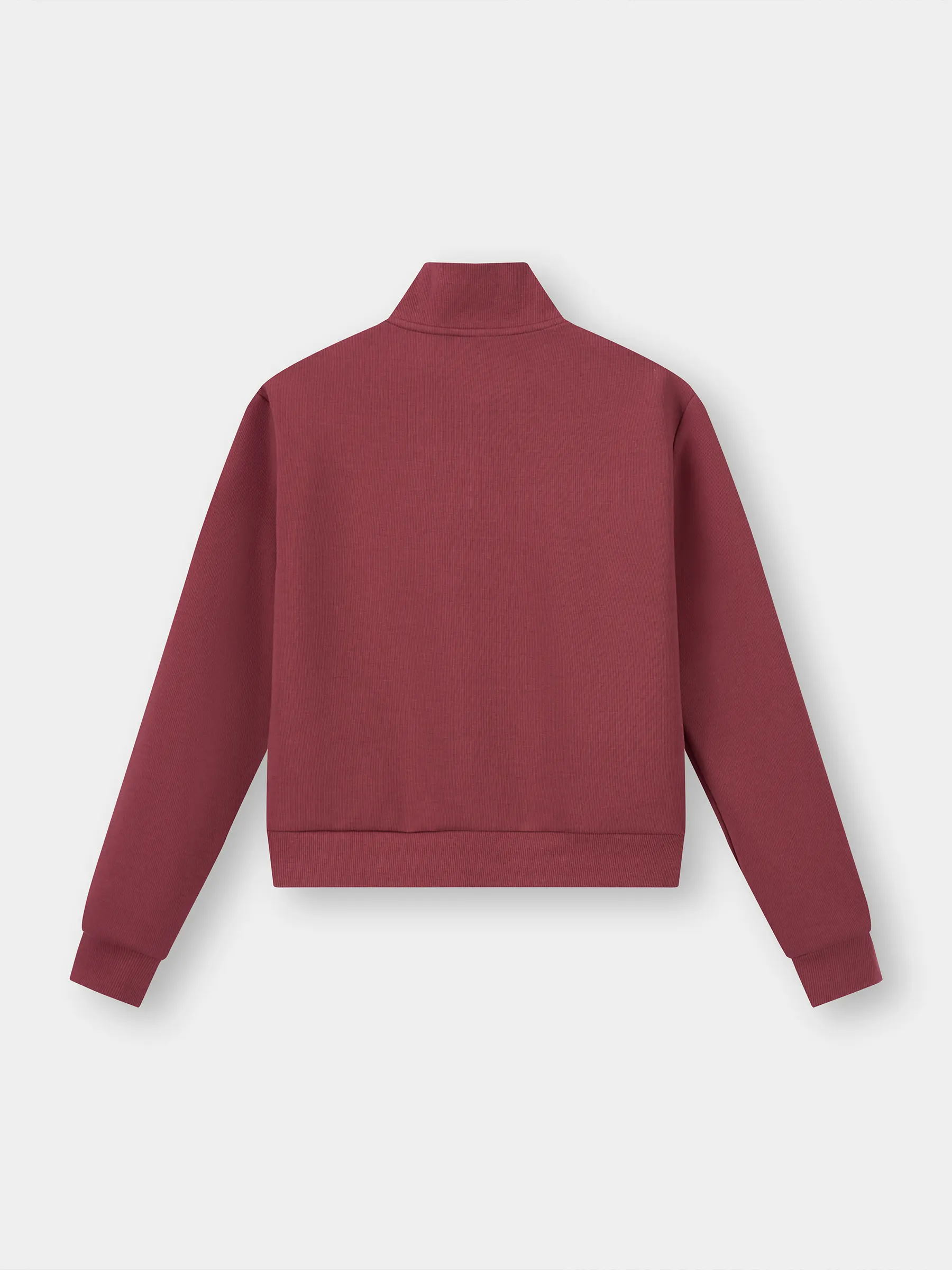 Áo Nỉ Nữ Khóa Zip 5S Fashion Hiệu Ứng Phom Regular WBANI25009