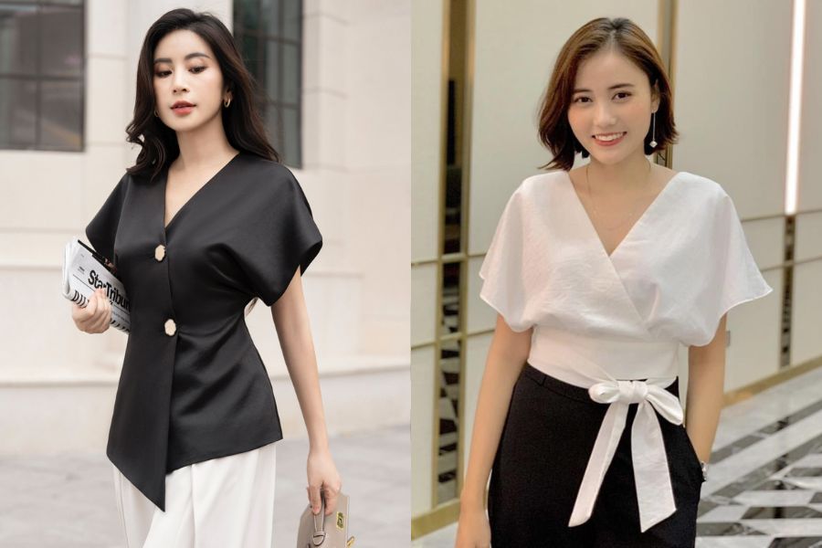 Áo tay cánh dơi dành cho nàng bắp tay to