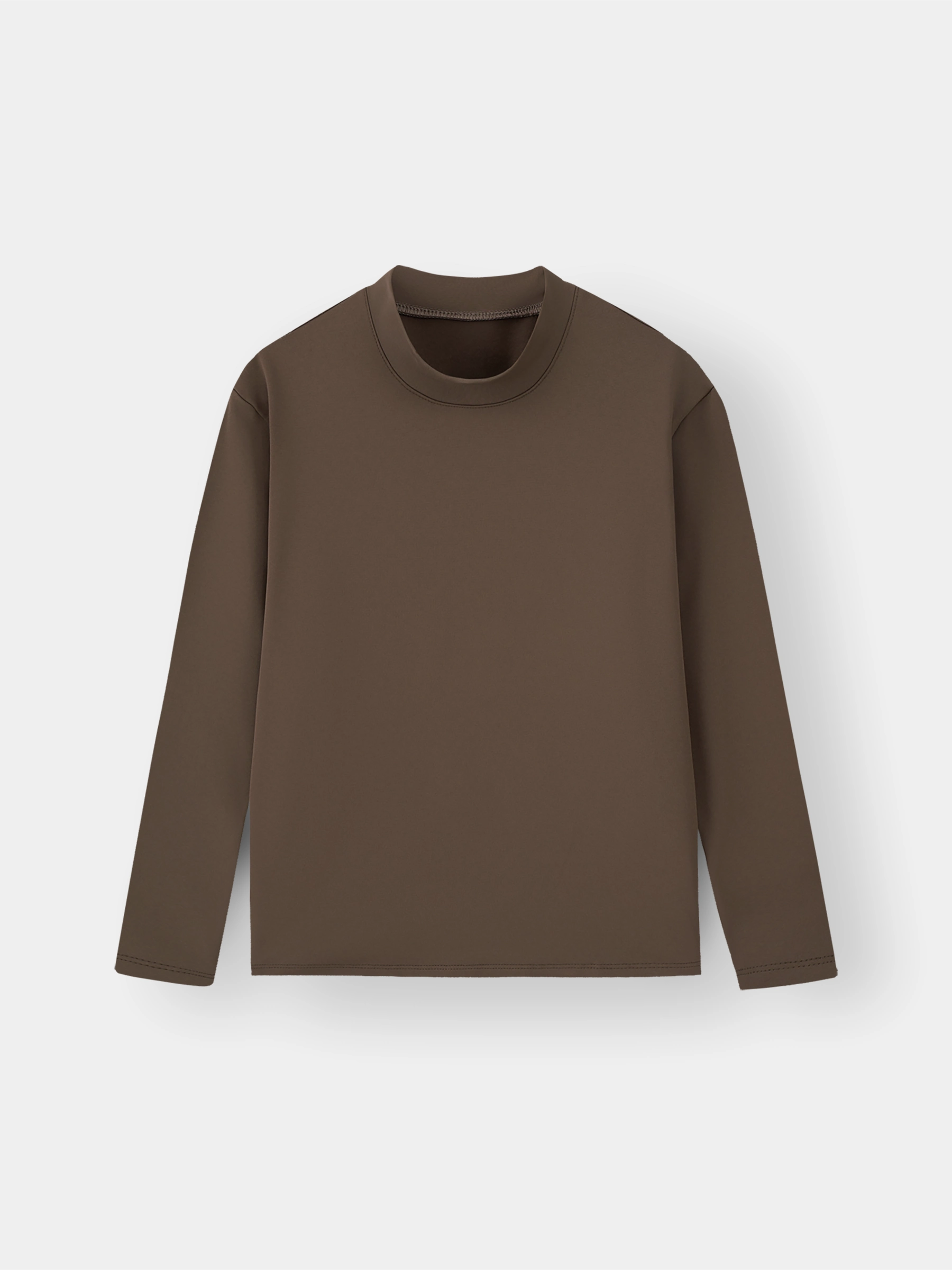 Áo Giữ Nhiệt Cổ 3 Phân Cho Bé Trai Bé Gái HEAT-TECH Extra-warm Lót Bông Nỉ KAGN25006