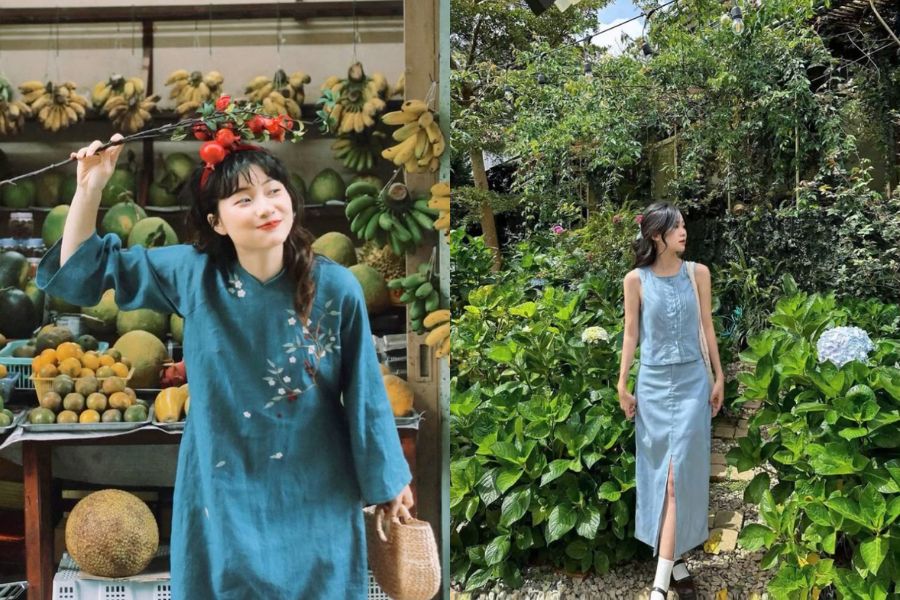 màu trang phục hợp mệnh mộc ngày tết 