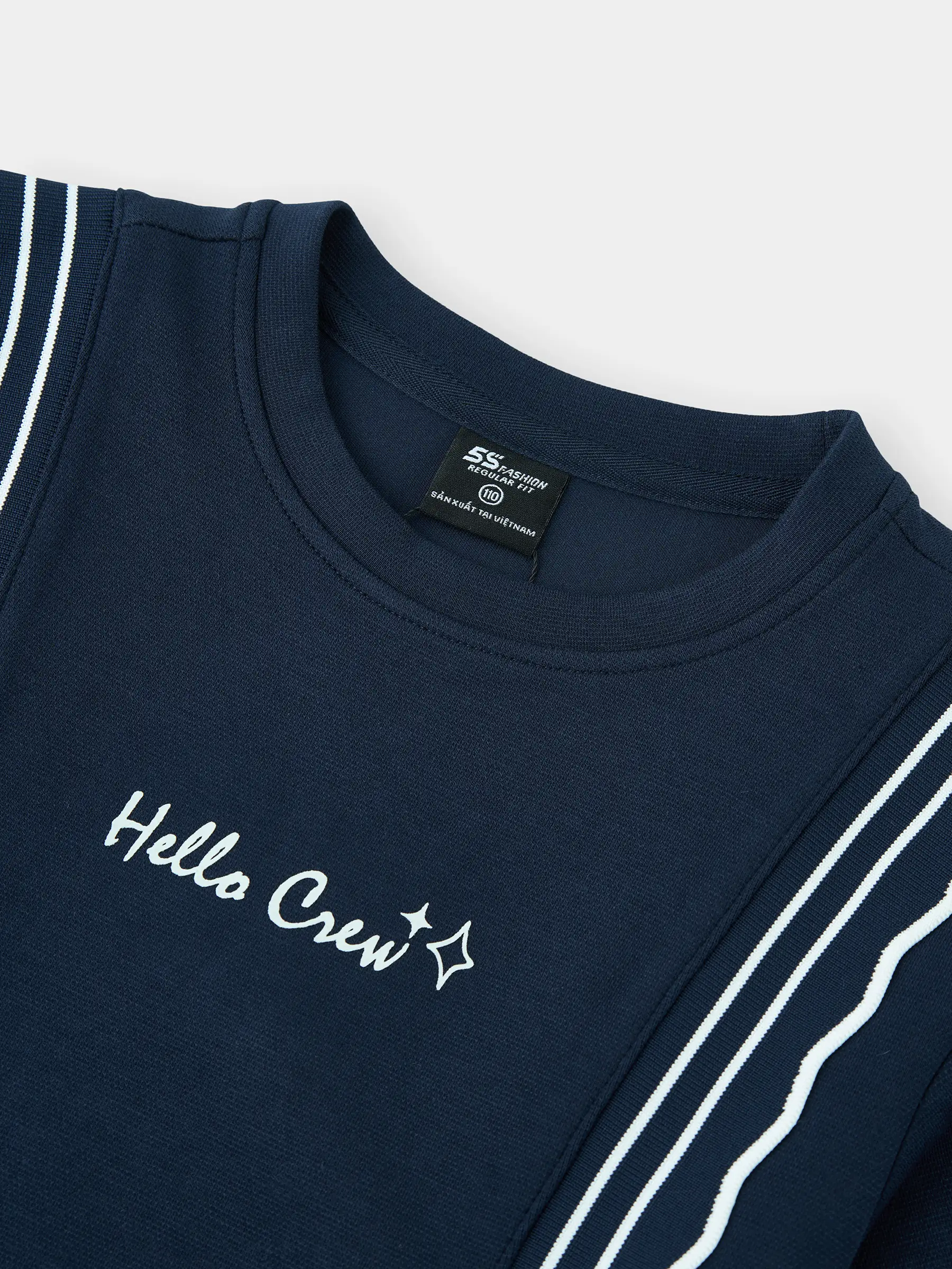 Áo Nỉ Bé Gái 5S Fashion Phối Bèo Dễ Thương Phom Regular G0ANI25001