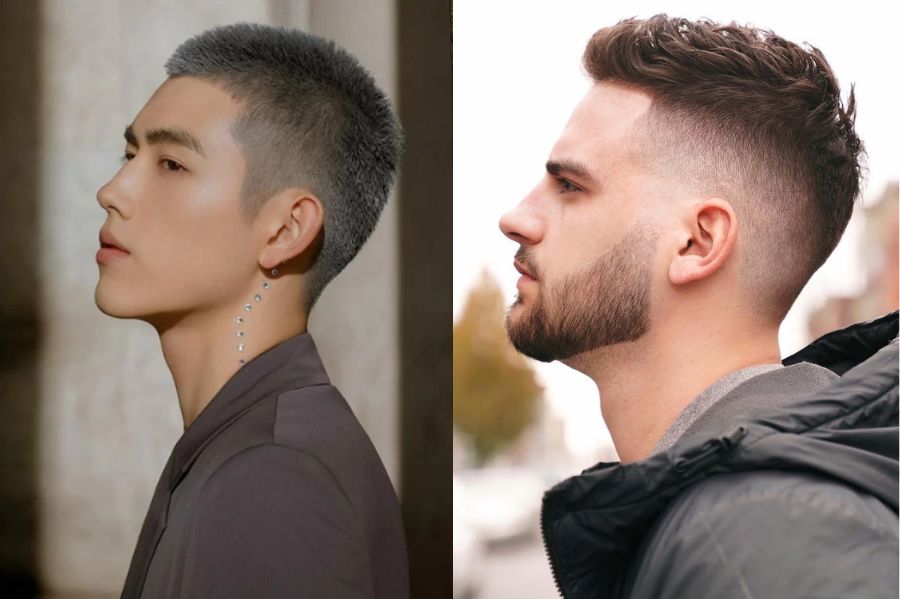 Kiểu tóc buzzcut mohican cá tính