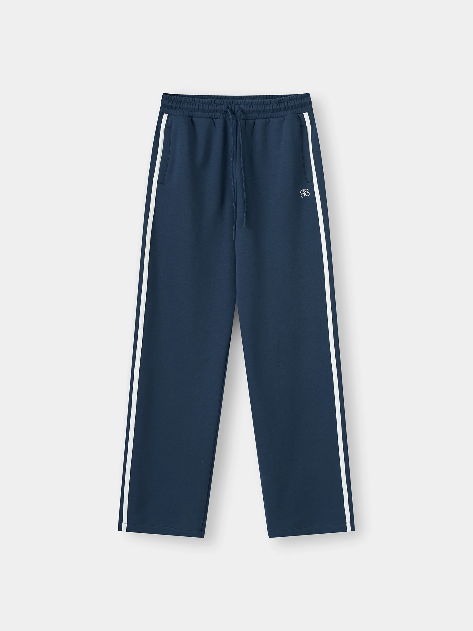 Quần Nỉ Nữ 5S Fashion Ống Suông Phối Line Phom Regular WBQNI25005