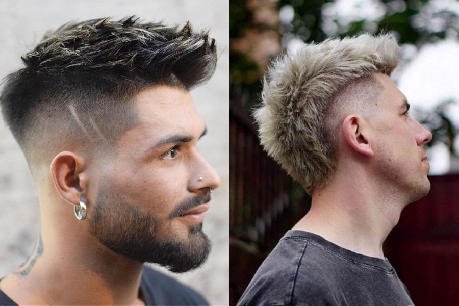 Tóc mohawk ngắn táo bạo