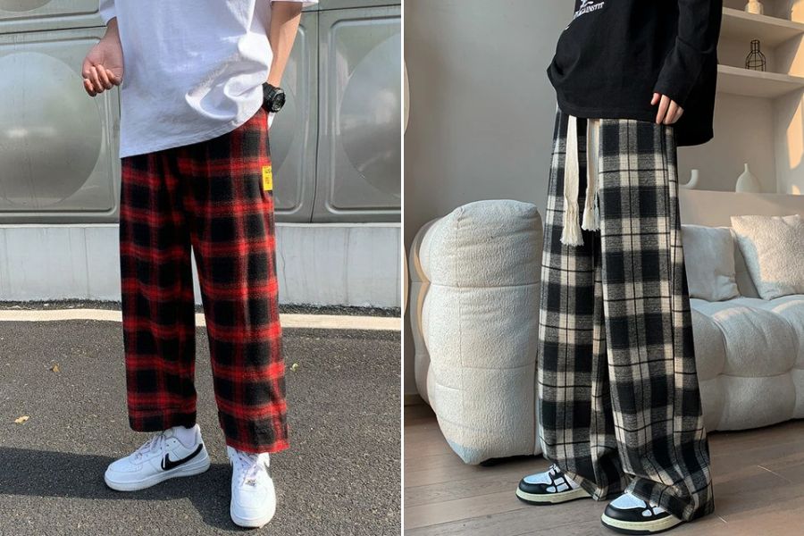 A Few Words About Wide Leg Plaid Pants