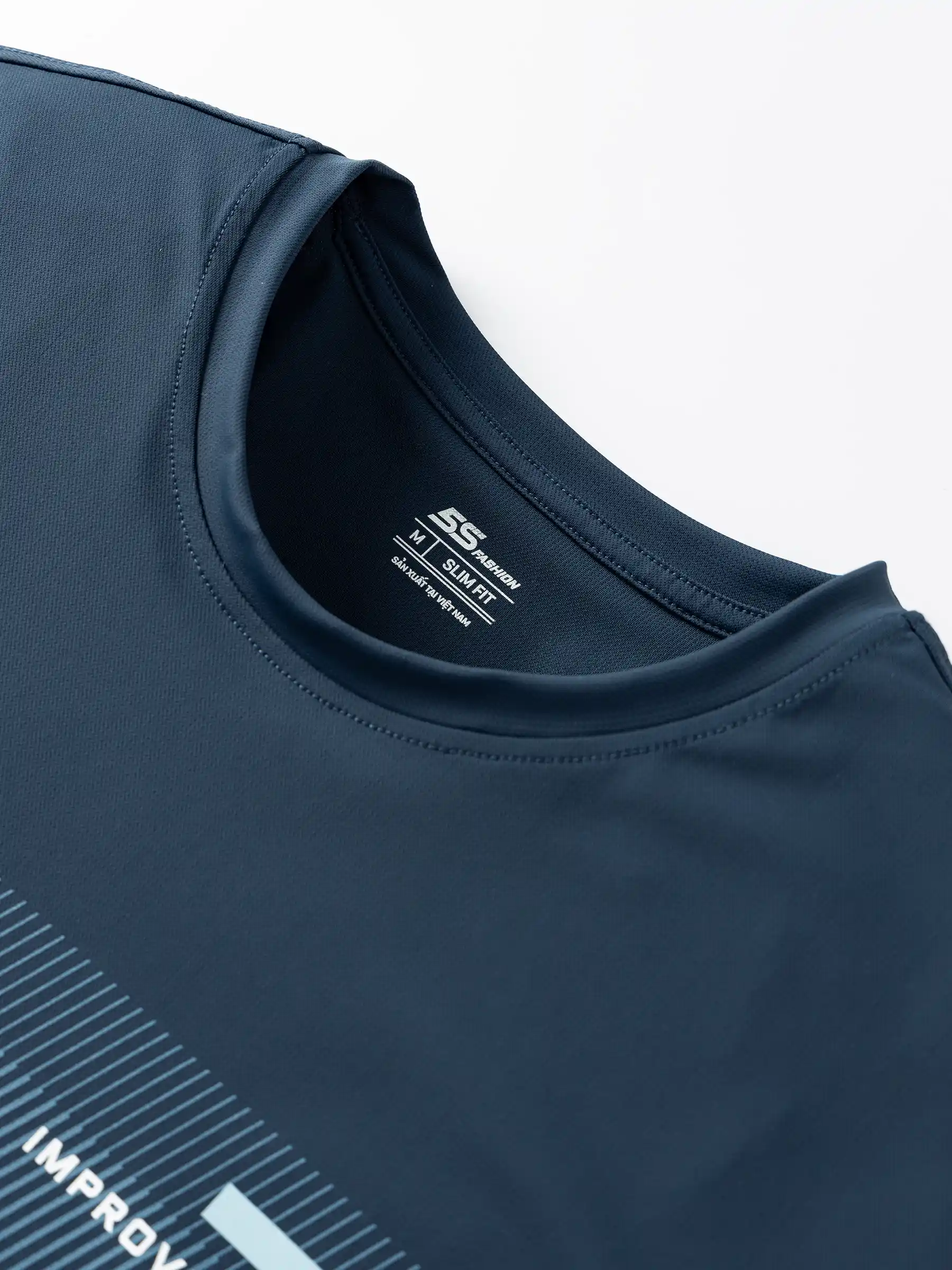 Áo Thun Nam Thể Thao 5S Fashion In Phong Cách ATS25016