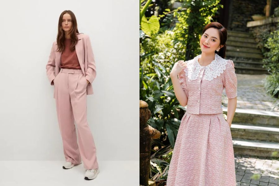 Outfit mặc đi khai Xuân cho mệnh Hỏa