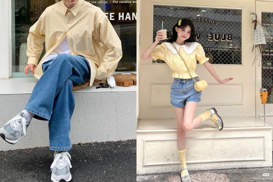 Phối đồ gam màu đơn sắc