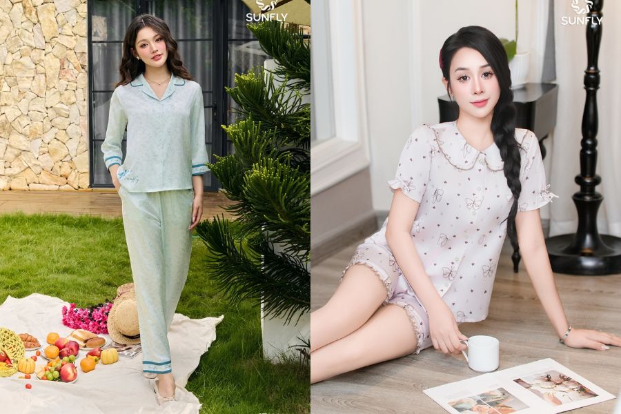 Các thiết kế thời trang mặc nhà Sunfly được chị em yêu thích nhất hiện nay