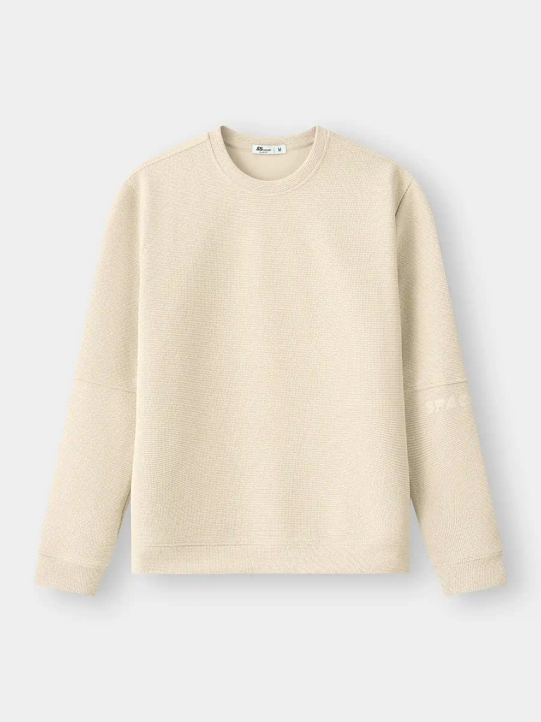 Áo Nỉ Nam 5S Fashion Vải Hiệu Ứng Phom Slimfit M0ANI25002