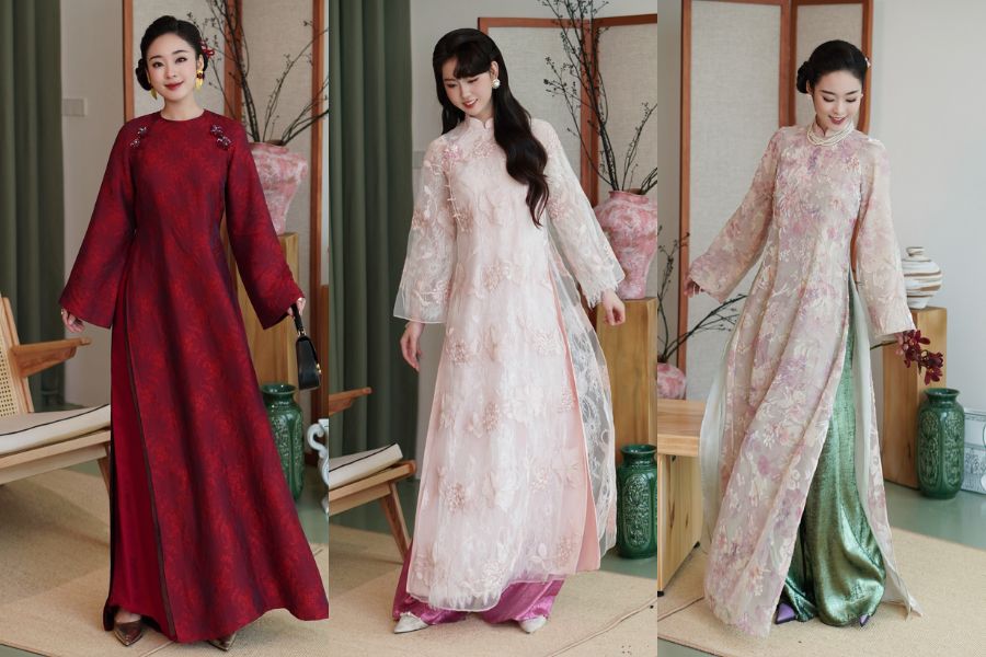 Áo dài từ thương hiệu Lam Khuê