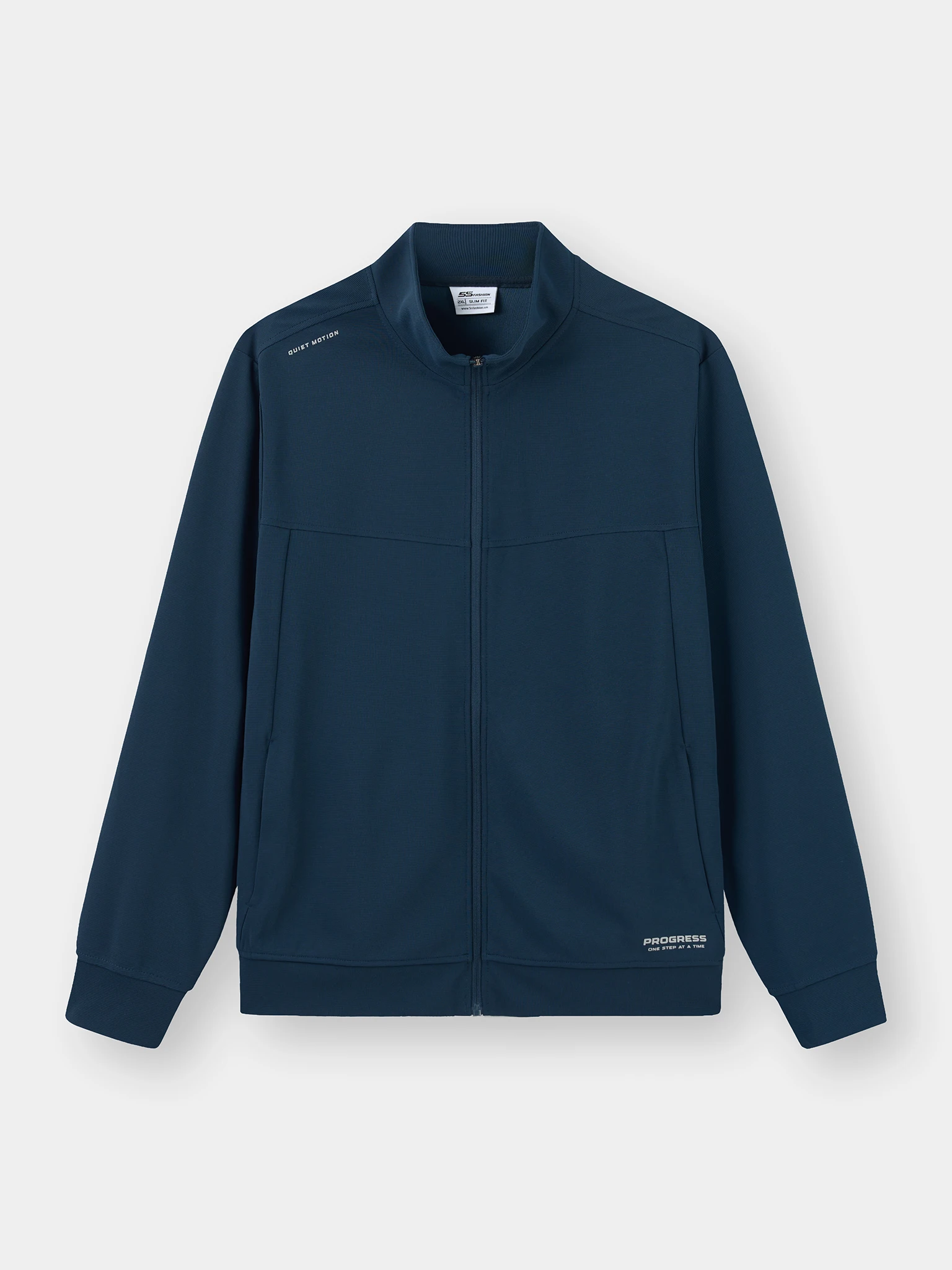 Áo Nỉ Nam Kéo Khóa 5S Fashion Phom Regular MBAKN25018