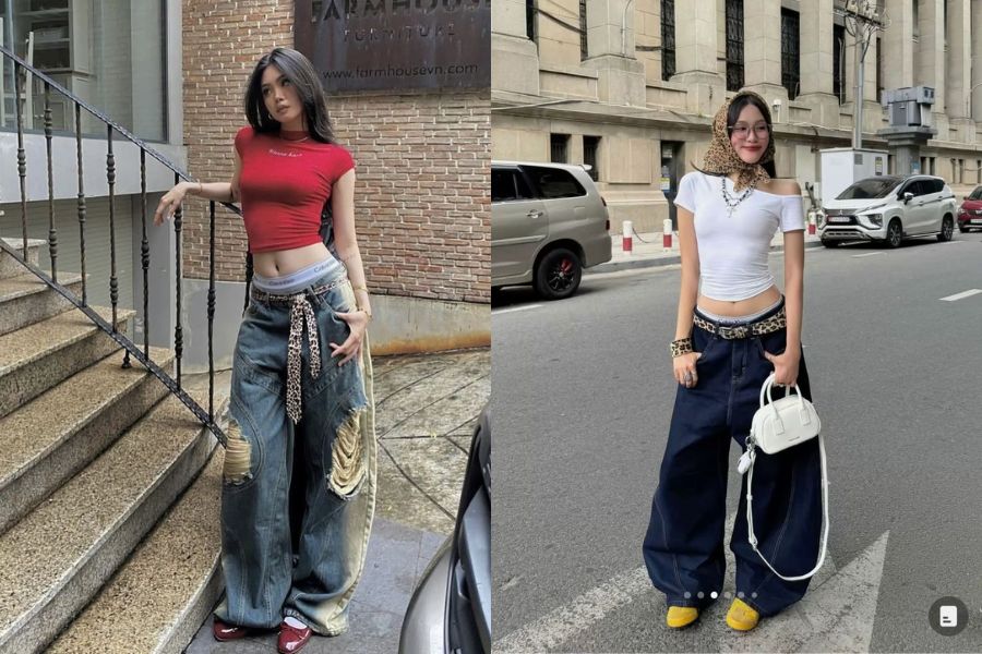 Đặc điểm của quần Jean baggy nữ