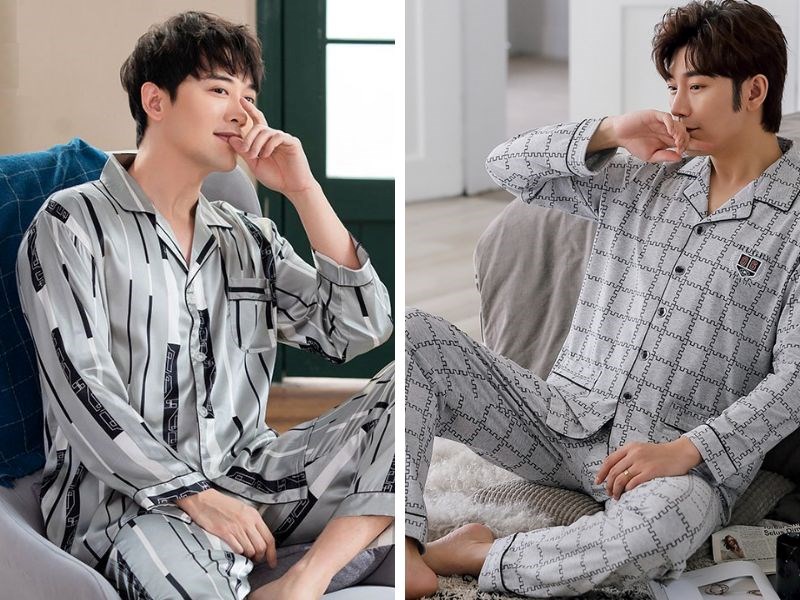 Bộ pijama nam trung niên của DaKh Shop sang chảnh và độc lạ