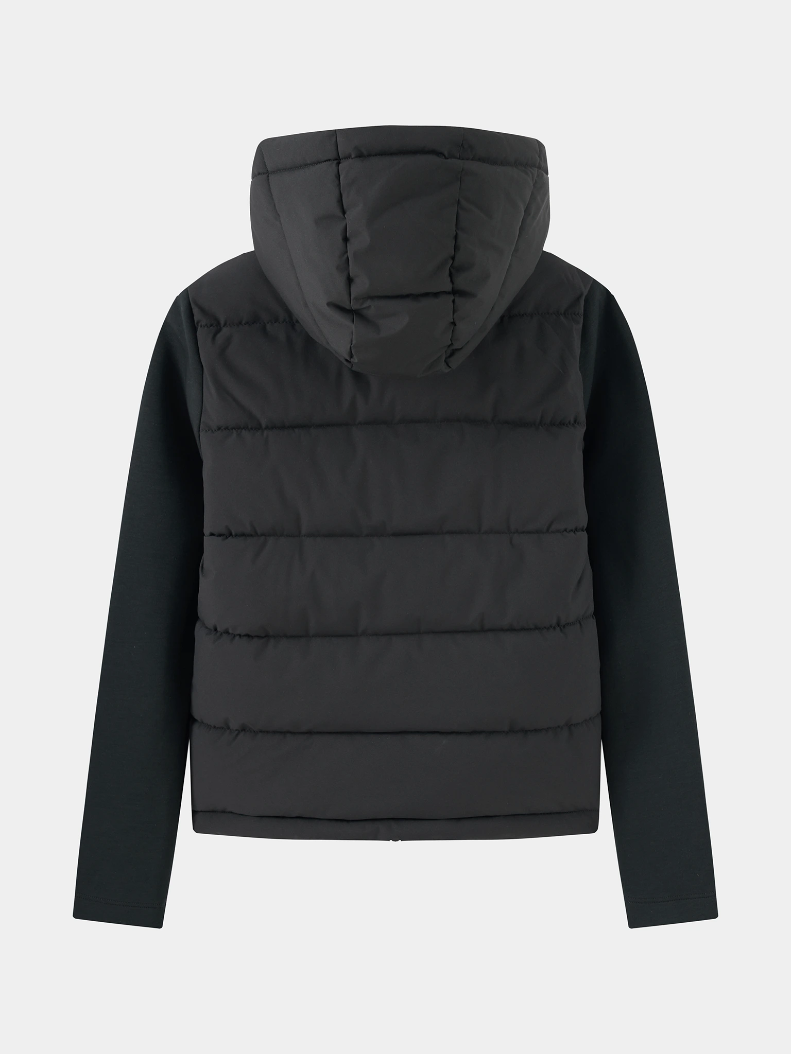 Áo Phao Nữ Mũ Rời Tay Phối Nỉ 5S Fashion Phom Slimfit W0APH25003