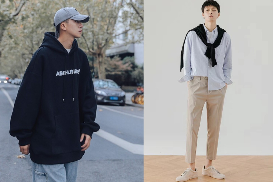 Bảng size quần áo nam Hàn Quốc