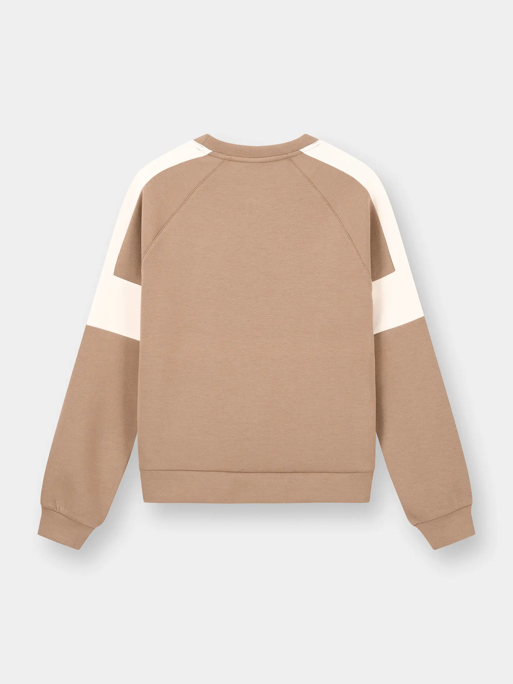 Áo Nỉ Nữ Can Phối 5S Fashion Tay Raglan Phom Regular WBANI25002