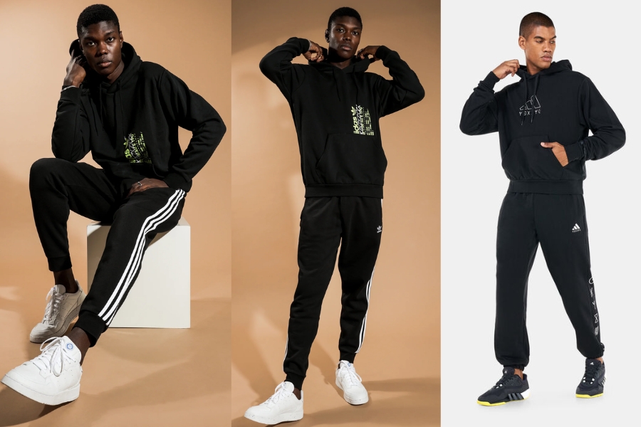 Độc đáo hơn với áo khoác hoodie cùng quần Track Pants